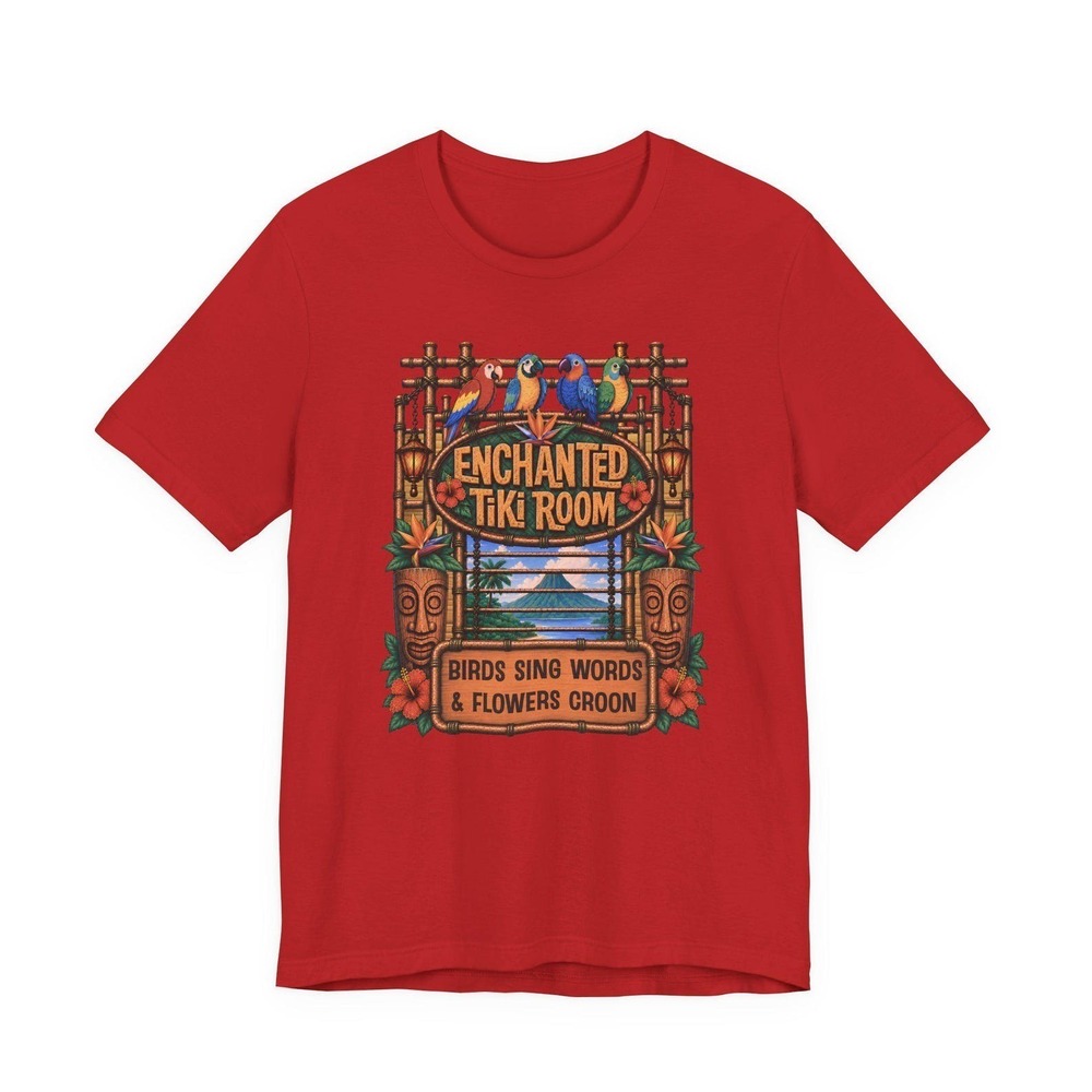Enchanted Tiki Room Shirt Red